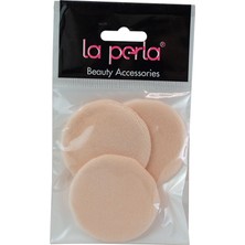 La Perla 7042 Pudra Sungerı Beyaz 3lu