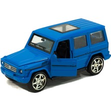 Mix Oyuncak Metal Mercedes G63 Çek Bırak Model Araba Mavi 12 cm