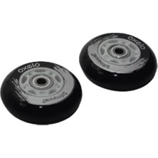 Oxelo 2 Wavebord Kaykay Tekerleği 2'li Meridyendukkan Siyah