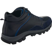 Costo Shoes 45,46,47,48,49,50 Numaralarda GG1406 Lacivert Trekking Taban Yeni Sezon Üst Kalite Büyük Numara Erkek Deri Bot