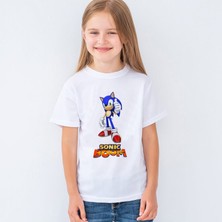Morinna Sonic Boom Kirpi Sonic Çocuk Tişört T-Shirt Mr-05