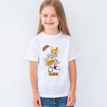 Morinna Sonic Boom Tails Çocuk Tişört T-Shirt Mr-09