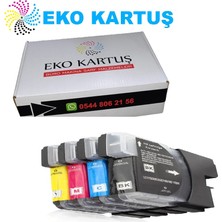 Eko Kartuş Brother DCP-145C 4 Renk (LC67-LC11-LC16-LC38-LC61-LC65)MUADIL Kartuş,