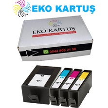 Eko Kartuş Hp 903XL 4 Renk Muadil Kartuş Seti