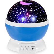 Pazariz Dönen Gece Lambası Renkli ve   Projeksiyon