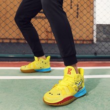 LRsmile Xcity Çocuk Kaymaz Taban Basketbol Ayakkabısı - Sarı (Yurt Dışından)