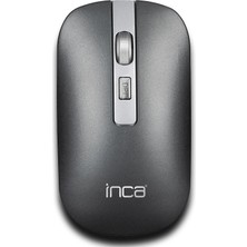 Inca IWM-531RG Bluetooth Kablosuz Optik Metalik Gri Mouse