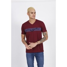 Flp V Yaka Erkek T-Shirt