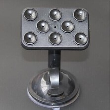 Pazariz 8 Vantuzlu  Araç Içi Telefon Tutucu -Siyah General Mobile Gm 5 Plus D Uyumlu