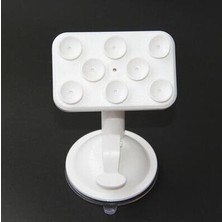 Pazariz 8 Vantuzlu  Araç Içi Telefon Tutucu -Beyaz Casper Vıa A4 Uyumlu