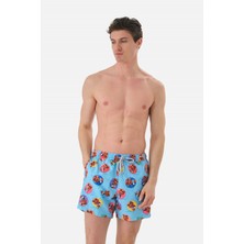 John Frank Desenli Deniz Şort All Over Cepli Mayo Short Erkek Mayo Short JFSSSW07FLOATIES