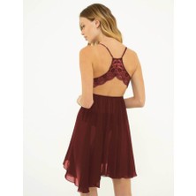 Pierre Cardin Tül Gipürlü Kadın Gecelik 880