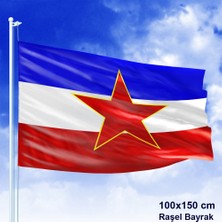 Asilmeydan Yugoslavya Sosyalist Federal Cumhuriyeti Bayrağı - Balkan -100X150 cm Bayrak