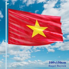 Asilmeydan Vietnam Bayrağı - 100X150 cm (1 Metre x 1,5 Metre) - Raşel Kumaş