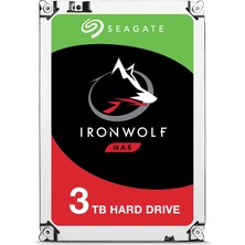 Seagate 3tb Seagate Ironwolf ST3000VN007 5900 Rpm 64MB Cache Sata 6.0gb/s Cmr 3.5" Hard Disk