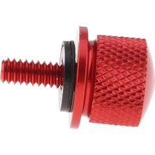 Lnshop Harley Sportster Kırmızı Için 6mm Alüminyum Koltuk Montaj Cıvatası Vidalı Somun (Yurt Dışından)