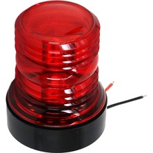 Lnshop Tekne Yat Skiff LED Navigasyon 12V/24V Kırmızı 360 Tüm Yuvarlak Yelkenli Yay Işığı (Yurt Dışından)