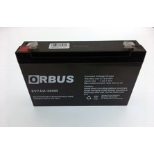 Orbus Akü 6V 7AH Orbus ( 150 x 30 x 95 )