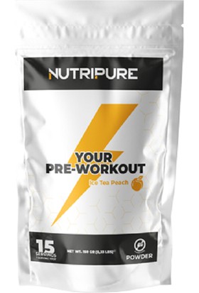 Nutripure Your Pre-Workout 150 gr Ice Tea Şeftali