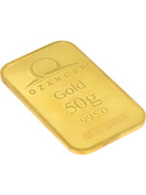 Ozanlar Gold 50 gr 24 Ayar Külçe Altın