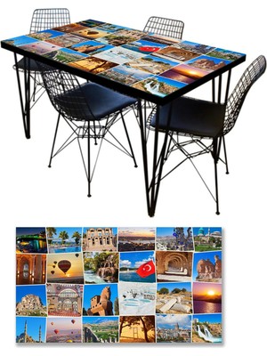 Sticker Art Masa Kaplama Folyosu Mobilya Masa Kaplama Folyoları Türkiye Manzara