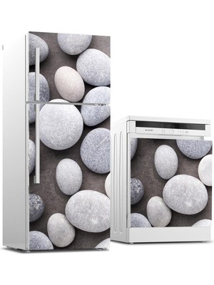 Sticker Art Buzdolabı ve Bulaşık Makinası Beyaz Eşya Sticker Kaplama Taşlar