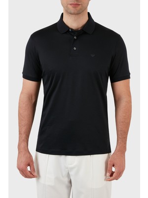 Emporio Armani Pamuklu Regular Fit Düğmeli Polo T Shirt Erkek Polo 8N1F96 1juvz 0920