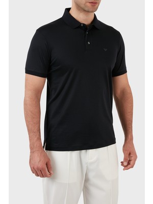 Emporio Armani Pamuklu Regular Fit Düğmeli Polo T Shirt Erkek Polo 8N1F96 1juvz 0920