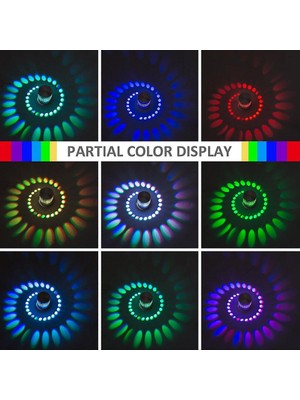 Xinh Spiral Delik LED Aplik (Yurt Dışından)