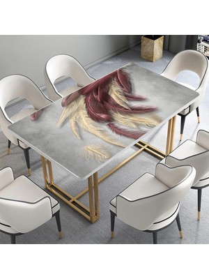 Sticker Art Masa Kaplama Folyosu Mobilya Masa Kaplama Folyoları Güzel Tüyler