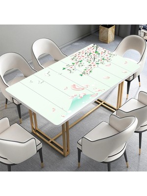 Sticker Art Masa Kaplama Folyosu Mobilya Masa Kaplama Folyoları Çiçek Yaprakları