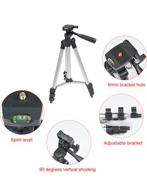 110 cm Protable Hafif Alüminyum Braketi Projektör Kamera Tripod Için Rocker Kolu Taşıma Çantası Evrensel Esnek Profesyonel | Kamera Tripod Video | Kamera Tripod Vidalıcamera Tripod Seyahat