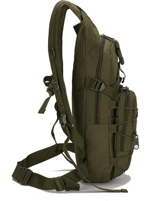 15L Molle Taktik Sırt Çantası 800D Oxford Askeri Yürüyüş Bisiklet Sırt Çantaları Açık Spor Bisiklet Tırmanma Kamp Çantası(Yurt Dışından)