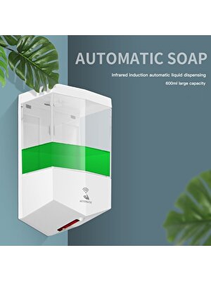 Akıllı Otomatik Sıvı Sabunluk Duvarı Monte El Dezenfektanı Kutusu Kızılötesi Otomatik Sensör Home Için Sabunluk | Sıvı Sabunluk
