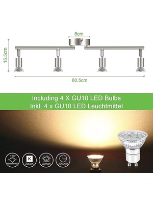 Xhang Lambalar Uesen 24 W Su Geçirmez LED Tavan Lambası Modern Ince Kare LED Tavan Işıkları 2050LM Soğuk Beyaz 5000K