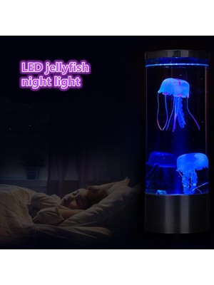 Xhang USB Güç Jellyfish Mood Masası Başucu Lambası Fantasy Akvaryum Hipnotik Renk Değiştirme Çocuklar LED Gece Lambası Ev Dekorasyonu