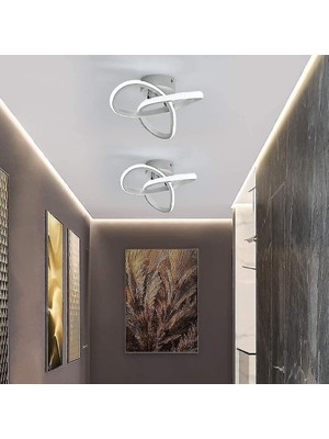 Xhang Lambalar Modern LED Tavan Işıkları Yaratıcı Çiçek Şekli Tavan Işık Balkon Koridor Tavan Lambası Ev(Yurt Dışından)