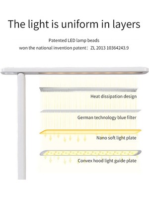 Xhang LED Masa Lambası 3 Renk Kademesiz Dim Dokunmatik Katlanabilir Masa Lambası Başucu Okuma Göz Koruma Gece Lambası DC5V USB Ücretli