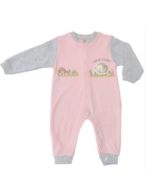 Bebengo 3035 Kırpılı Bebe Tulum Pembe