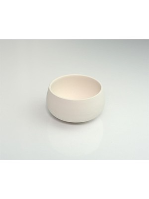 Hena Mini Kase Seramik Bisküvi Boyanabilir Obje (Ham Ürün)