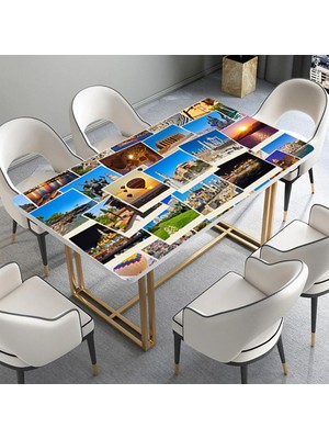 Sticker Art Masa Kaplama Folyosu Mobilya Masa Kaplama Folyoları Türkiye Manzaraları