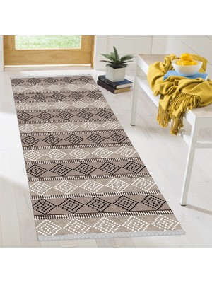 Decoser Halı Dekoratif Kilim Makinada Yıkanabilir Dijital Baskılı Modern Desenli Kaymaz Tabanlı Salon Koridor Mutfak Halısı NOVA-6104