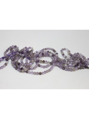Yaşam Tohumu Ametist Taşı Dizi 4mm