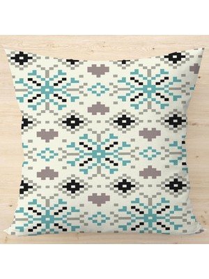 Ladies Home Çift Taraflı 43 x 43  Cm Kırlent Kılıfı