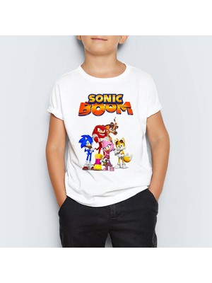 Morinna Sonic Boom Çocuk Tişört T-Shirt Mr-03