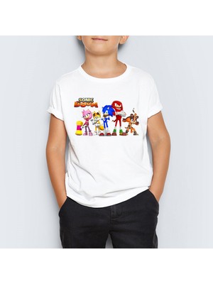 Morinna Sonic Boom Çocuk Tişört T-Shirt Mr-04