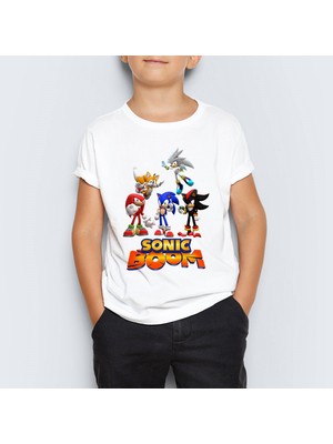 Morinna Sonic Boom Çocuk Tişört T-Shirt Mr-06