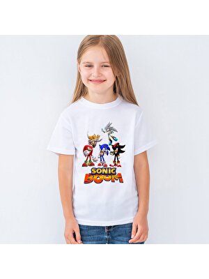 Morinna Sonic Boom Çocuk Tişört T-Shirt Mr-06