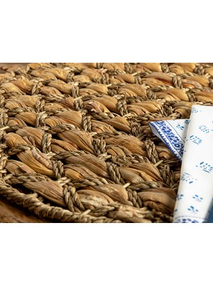 English Home Knit Hasır Amerikan Servis 38 cm Bej