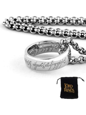 Abbsee 8mm Tungsten Yüzüklerin Efendisi Yüzük Frodo Güç Sırlar Yüzüğü Lord Of The Rings